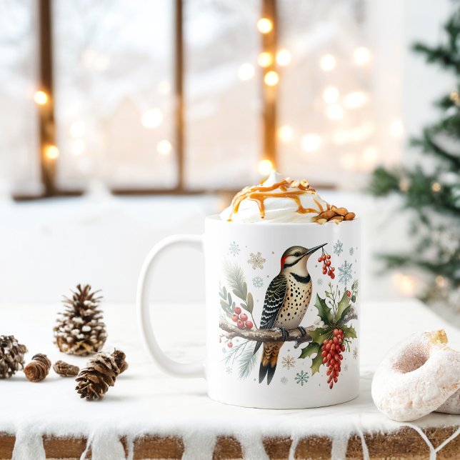 Mug Vibes d'hiver Northern Flicker - (Créateur téléchargé)