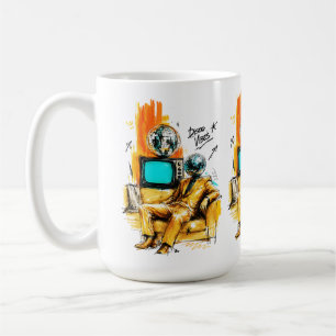 Mug Vibes Disco Rétro Boule à Facettes Disco Art