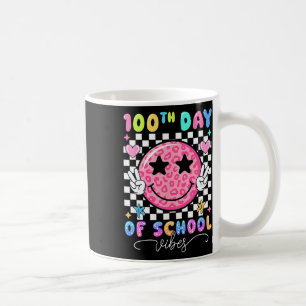Mug Vibes du 100e jour d'école Visage souriant mignon