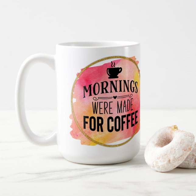 Mug Vibes du matin confortables (Avec donut)