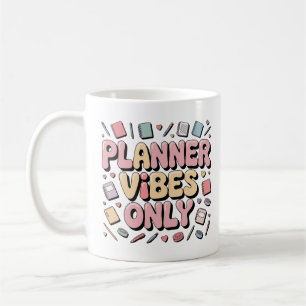 Mug Vibes du planificateur seulement Pastel Journaling