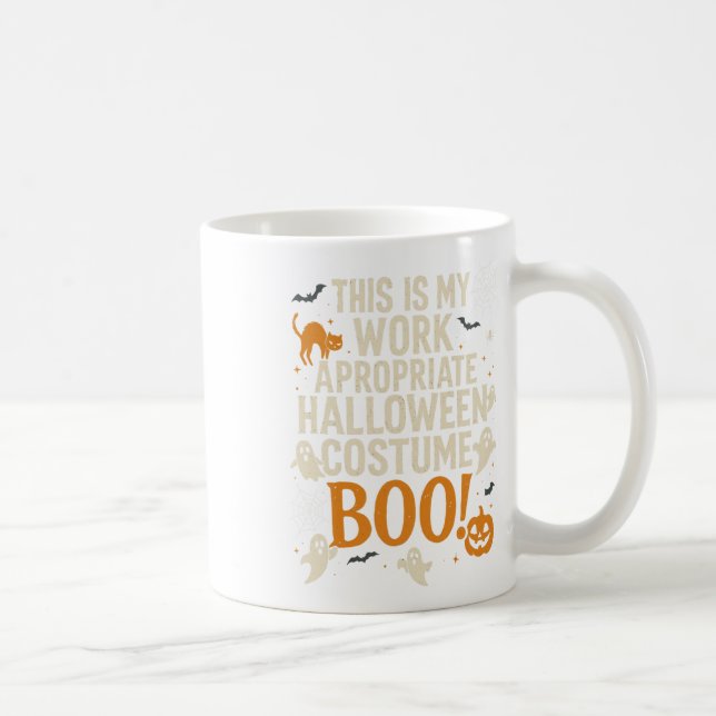 Mug Vibes éffrayantes Retro Ghost Coquette Bow Hallowe (Droite)