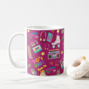 Mug Vibes Hip hop des années 90 Retro m'a rendu Motif