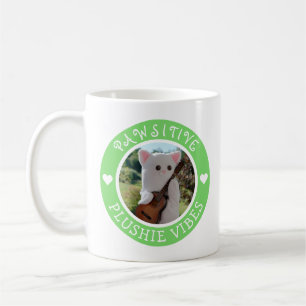 Mug Vibes Pawsitive Vert Cute Kawaii Photo