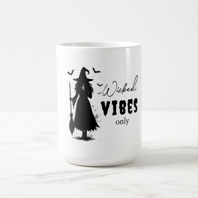 Mug "Vibes perdues seulement" - Sorcière noire Hallowe (Centre)