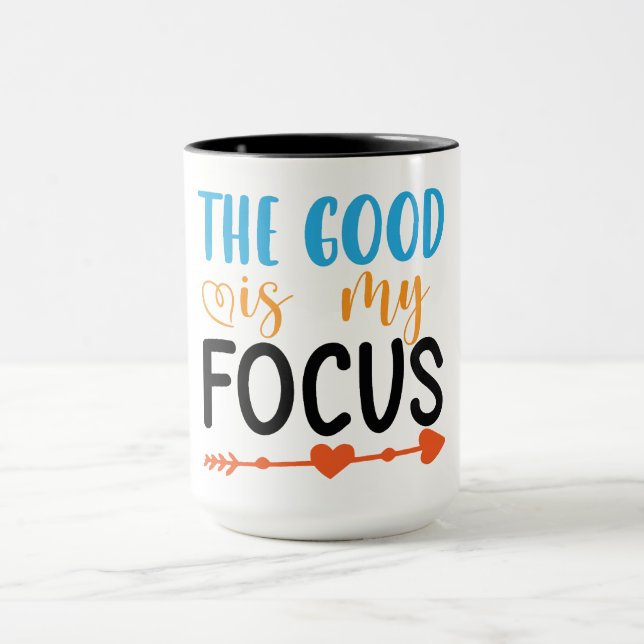 Mug Vibes positives | Devis motivationnel (Centre)