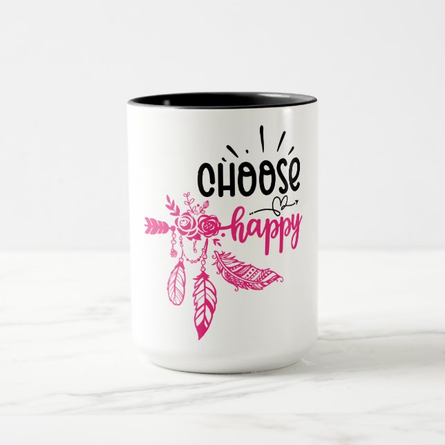 Mug Vibes positives | Devis motivationnel (Centre)