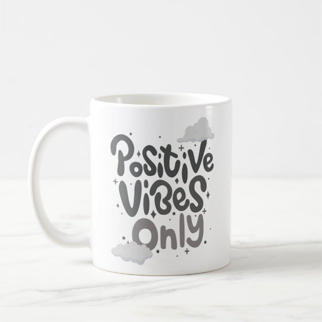 Mug Vibes Positives Uniquement (Gauche)