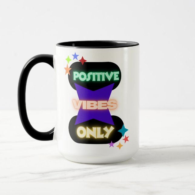 Mug Vibes positives uniquement ✨ (Gauche)