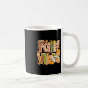 Mug Vibes Rétro d'Automne Saison de Citrouille Reconna