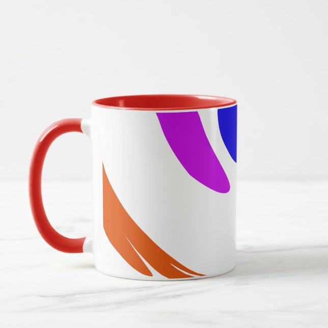 Mug Vibrant Art moderne inspirationnel et de couleur c (Gauche)