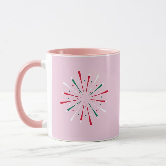 Mug Vibrant Celebration Confetti, Fireworks  (Gauche)