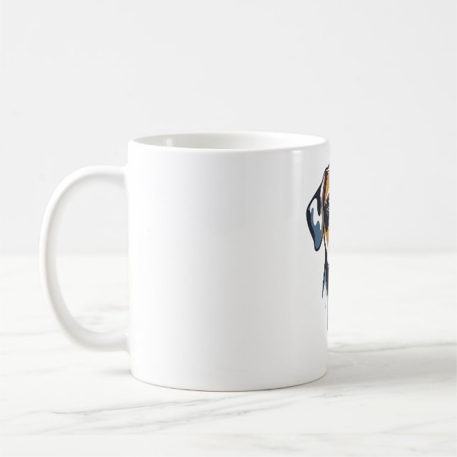 Mug Vibrant Lab Pop Art (Gauche)