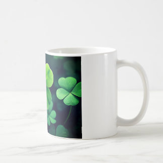 Mug Vibrant Lucky Four Leaf Clover - Sparkle w