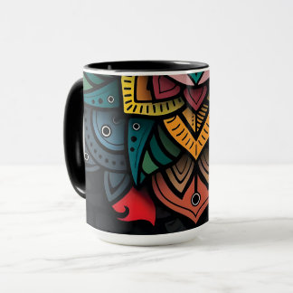 Mug Vibrant Mandala Design