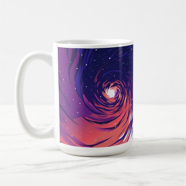 Mug Vibrant Swirling Galaxy with Bright Center (Gauche)