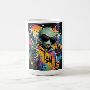 Mug Vibrations d'Alien Drôles