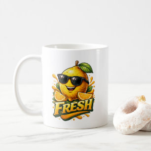 Mug Vibrations estivales fraîches de citron Personnage