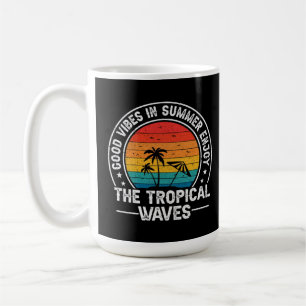 Mug Vibrations positives Été Vagues tropicales