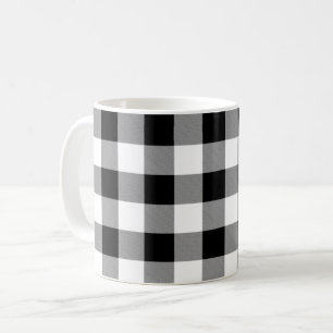 Mug Vichy buffalo noir et blanc
