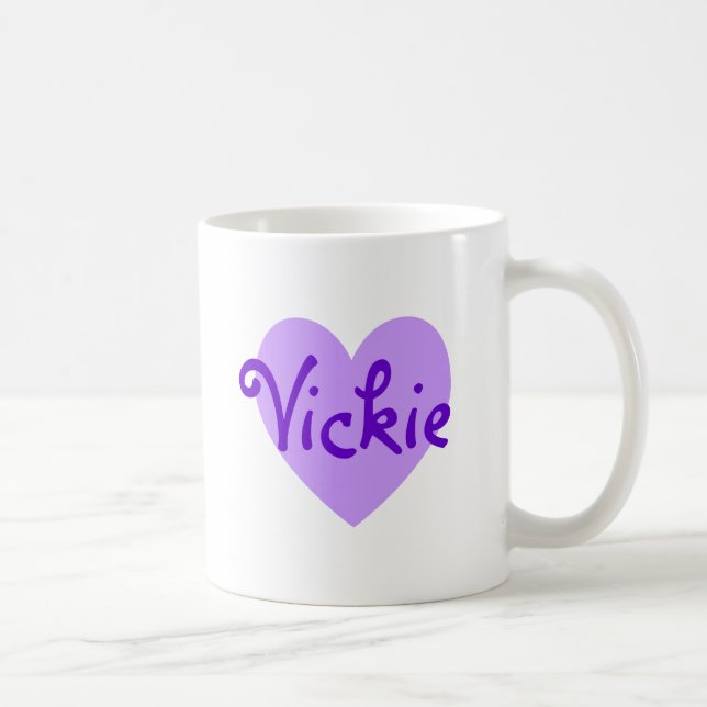 Mug Vickie en violet (Droite)