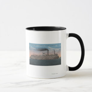 Mug Vicksburg, milliseconde - vue de bateau avec du