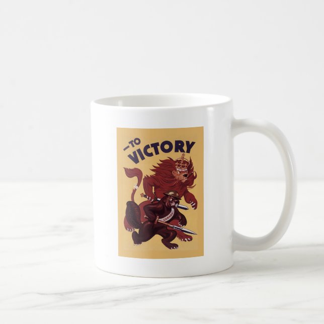 Mug Victoire du Canada ~ Campagne de propagande de gue (Droite)