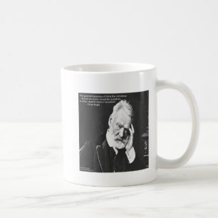 Mug Victor Hugo & Citation sur le Bonheur Cadeaux T-sh