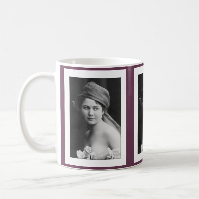 Mug Victorian Bride in black and white (Gauche)