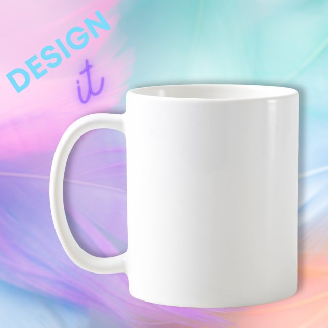 Mug Vide Bouchon Personnalisé, PAS MINIMUM (Design your own Mug. Personalized Coffee Mugs. Photo Coffee Mugs. Blank Mugs. Customizable Mugs.)