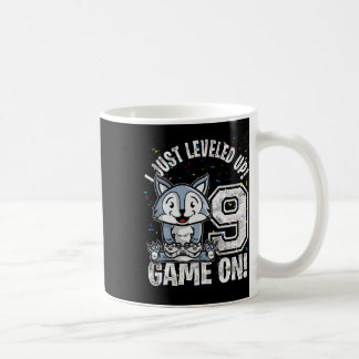 Mug Vidéo de cadeaux pour garçon ou fille loup pour 9