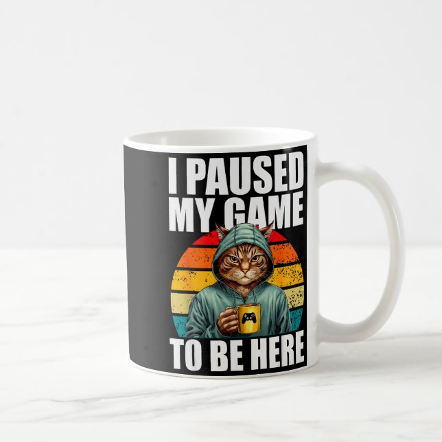 Mug Vidéo drôle de jeu sur PC, j'ai mis mon jeu en pau (Droite)