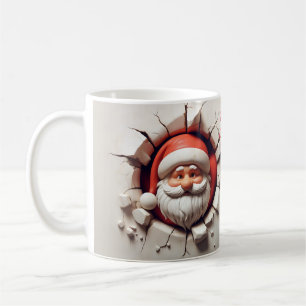Mug Vidéo en 3D du Père Noël