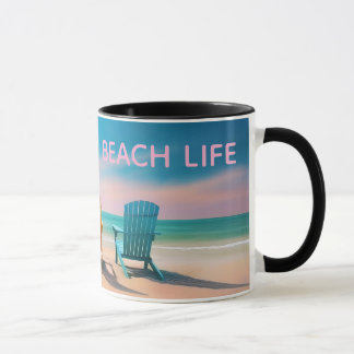 MUG VIE À LA PLAGE