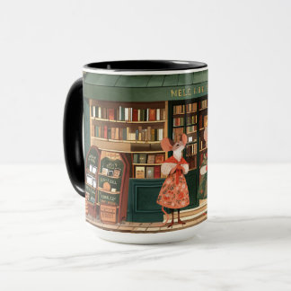Mug Vie à Mice Town - Amateurs de livres Chitchat