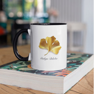 Mug Vie de plantes : Golden Ginkgo Biloba personnalisa