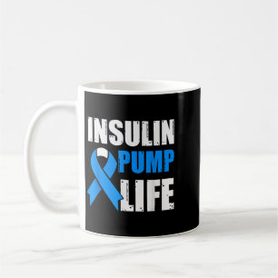 Mug Vie de pompe à insuline Sensibilisation au diabète