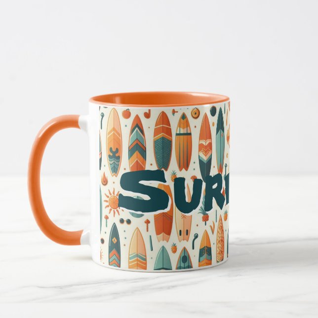 Mug Vie de Surf (nom) (Gauche)