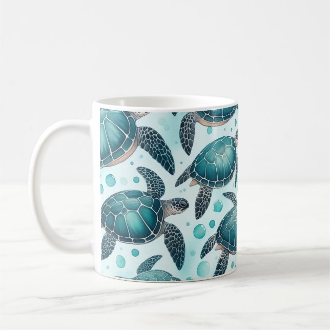 Mug Vie de Tortue Marine (Gauche)