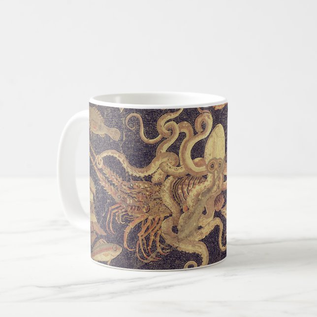 Mug Vie marine, mosaïque de Pompéi (Devant gauche)