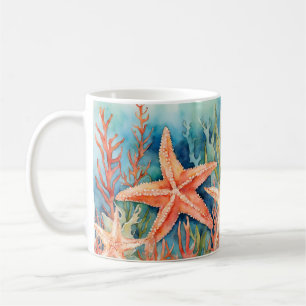 Mug Vie marine océanique Cas de poisson étoilé