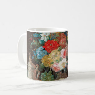 Mug Vie morte magistrale : Fleurs et fruits