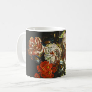 Mug Vie morte vintage avec fleurs