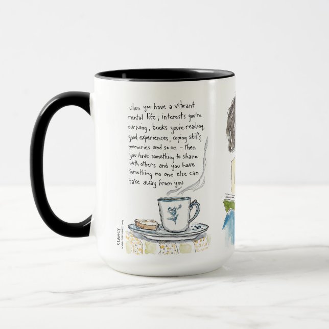 Mug Vie vibrante  (Gauche)