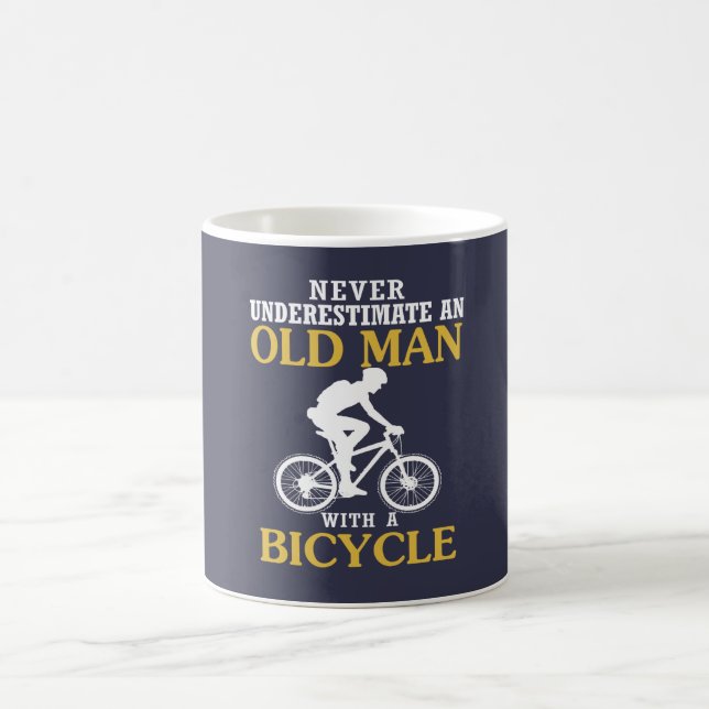 Mug Vieil homme de bicyclette (Centre)