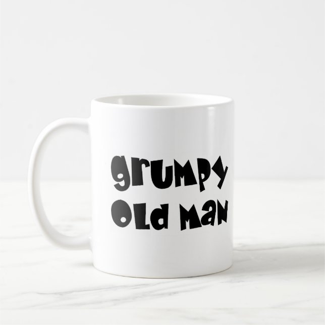 Mug vieil homme grincheux (Gauche)
