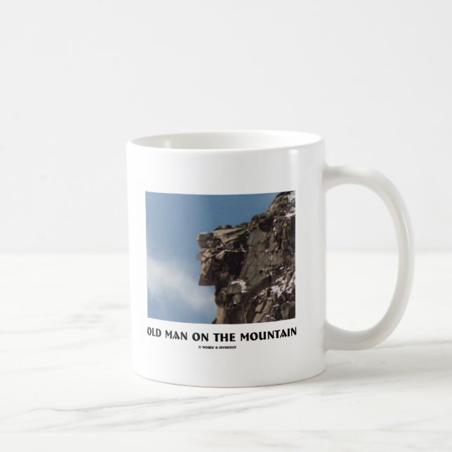 Mug Vieil homme sur la montagne (illusion optique) (Droite)