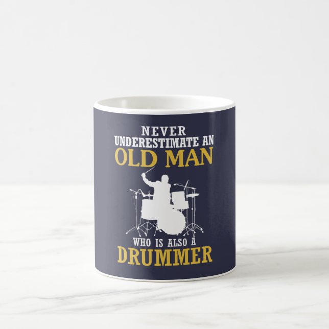 Mug Vieil homme - un batteur (Centre)