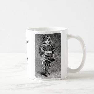 Mug Vieille Art de garçon avec un chapeau des années 1