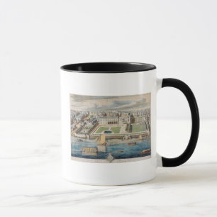 Mug Vieille Chambre de Somerset sur le brin, gravé pa